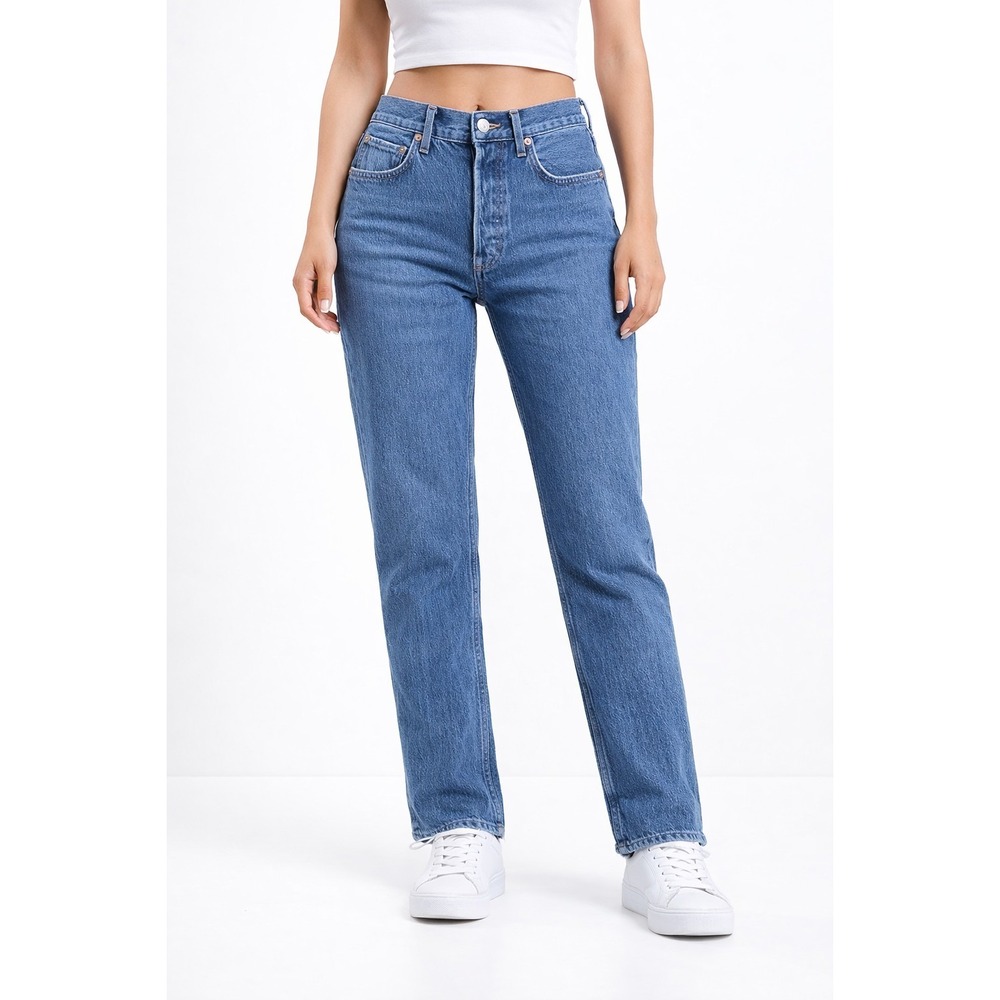Agolde Riley High Rise Straight Crop Jeans Women's size 27